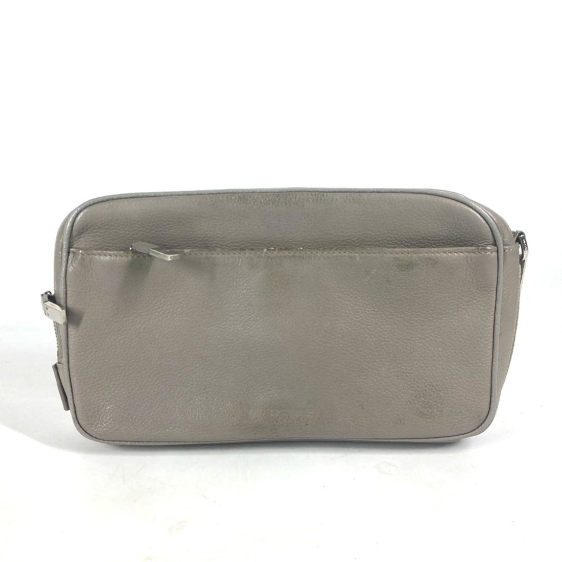 Christian Dior Gray Leather Clutch Bag () - Handbags, Wallets & Cases