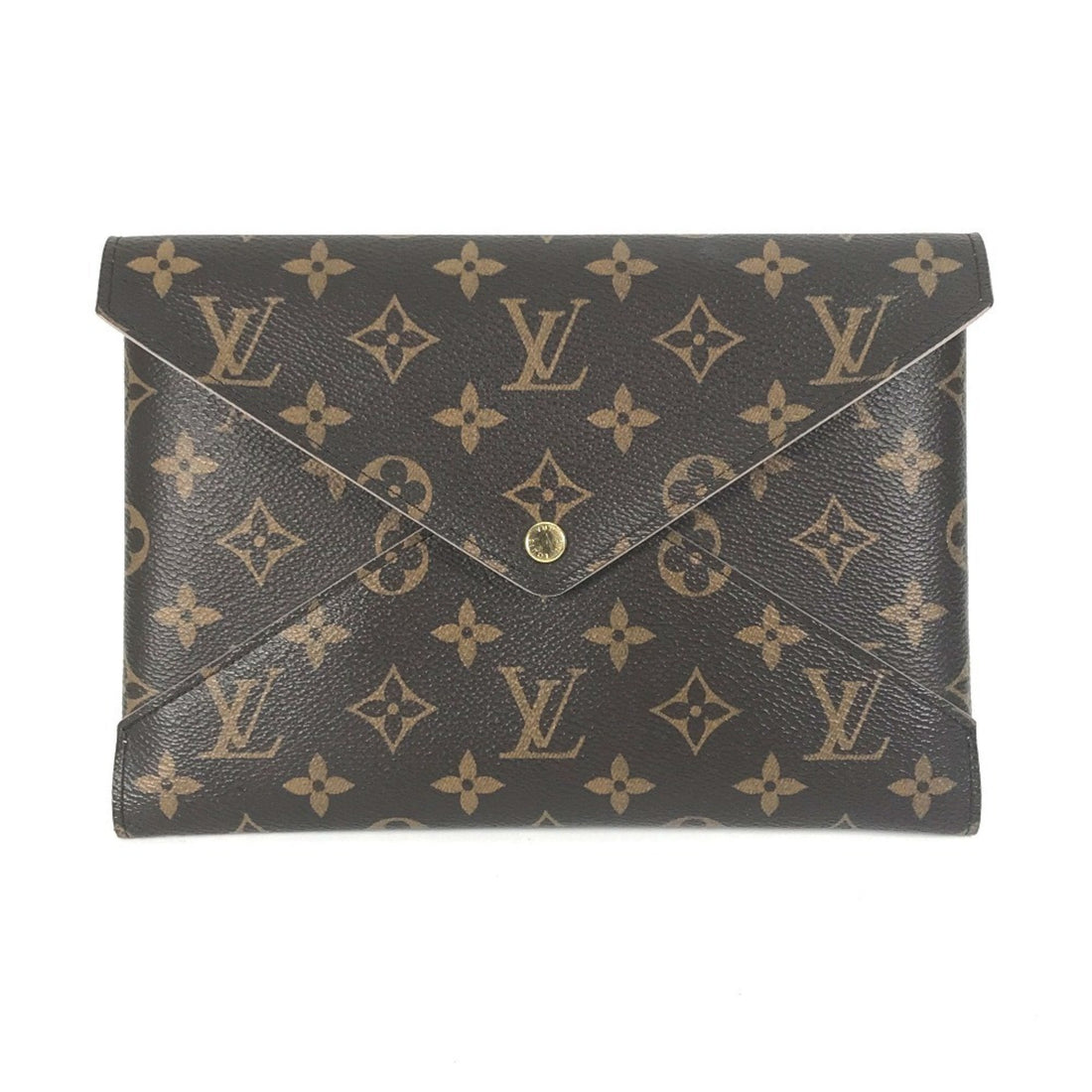 Louis Vuitton Monogram Canvas Brown Clutch Bags - CLUTCH BAGS
