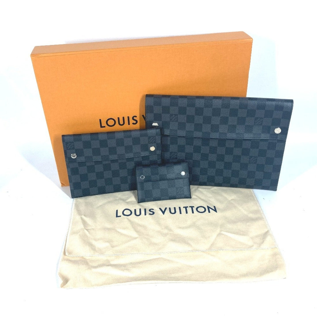 Louis Vuitton Monogram Canvas Black Clutch Bags - CLUTCH BAGS
