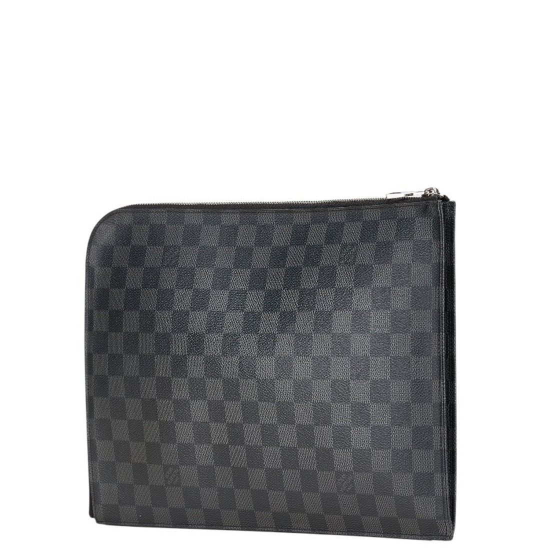 Louis Vuitton Black Pvc Leather Clutch Bag Pochette (Pre-Owned) - Mens > Mens Accessories > Mens Bags & Briefcases