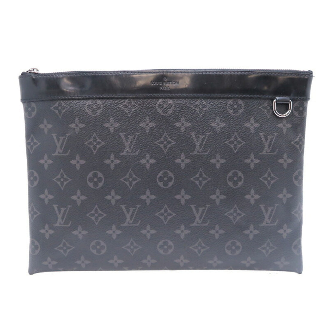 Louis Vuitton Black Monogram Eclipse Monogram Eclipse Clutch Bag (Pre-Owned) - Mens > Mens Accessories > Mens Bags & Briefcases
