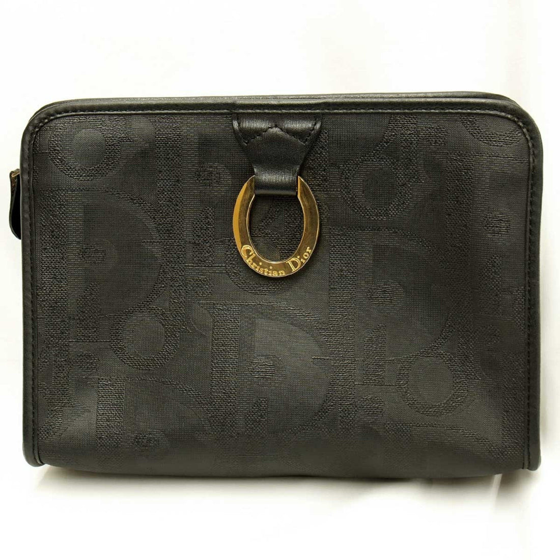 Christian Dior Black Leather Clutch Bag () - Handbags, Wallets & Cases