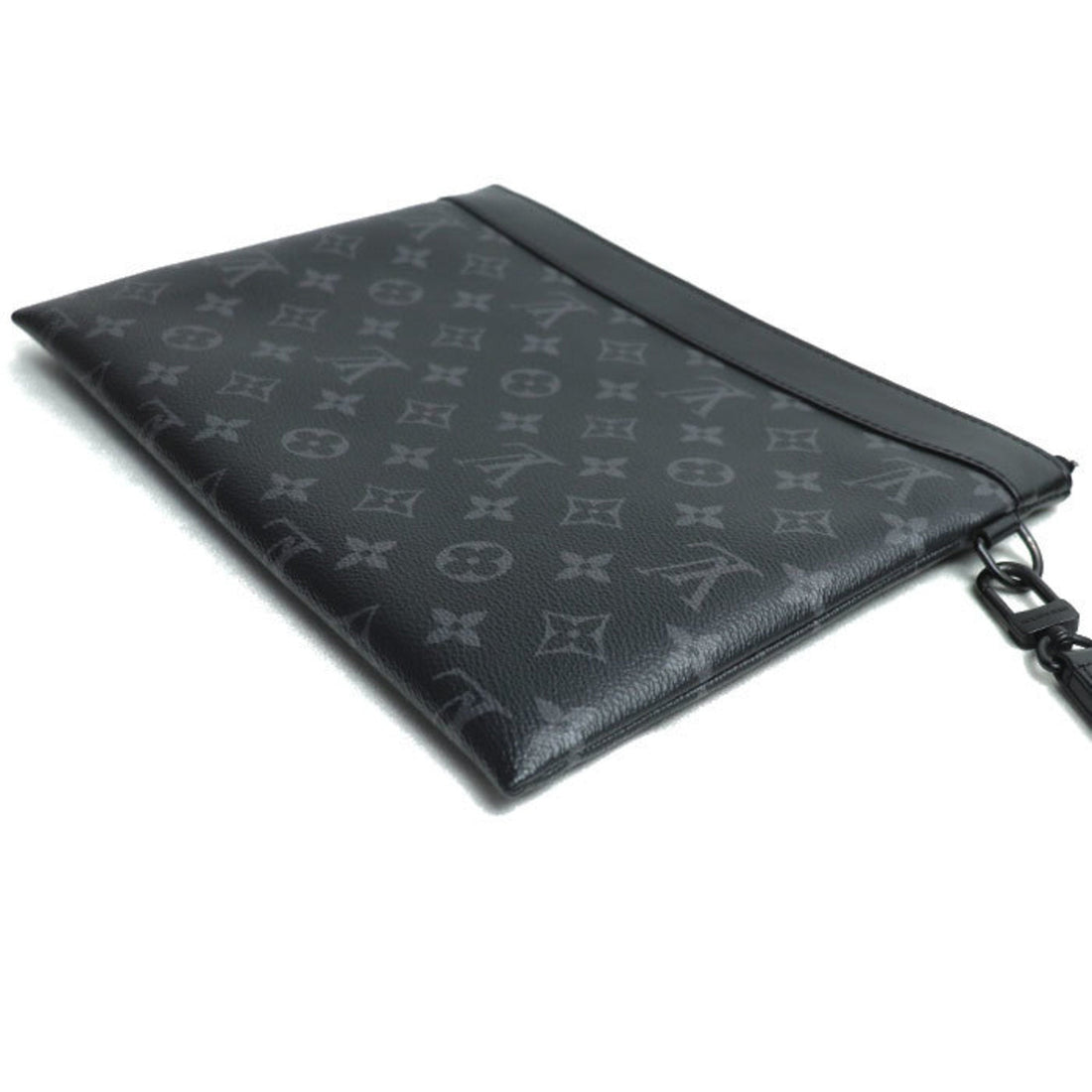 Louis Vuitton Black Monogram Eclipse Clutch Bag Pochette (Pre-Owned) - Mens > Mens Accessories > Mens Bags & Briefcases