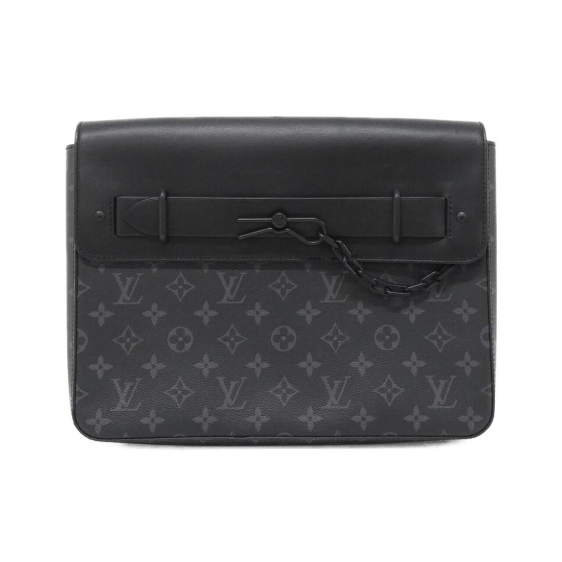 Louis Vuitton Coated Canvas Black Clutch Bags - CLUTCH BAGS
