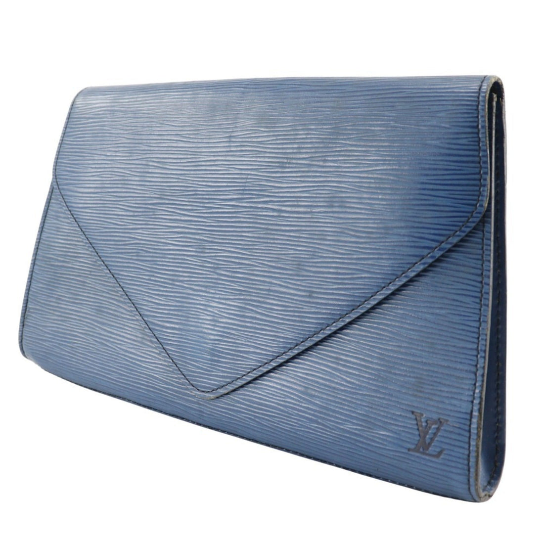 Louis Vuitton Blue Toledo Blue Epi Leather Clutch Bag (Pre-Owned) - Womens > Womens Handbags > Womens Clutches & Evening Bags