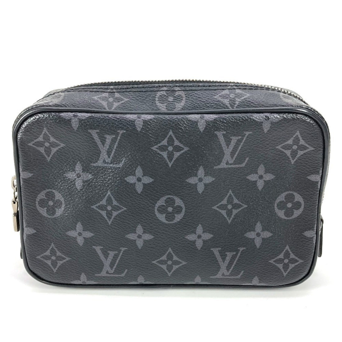 Louis Vuitton Black Monogram Eclipse Canvas Clutch Bag Pouch (Pre-Owned) - Womens > Womens Handbags > Womens Clutches & Evening Bags