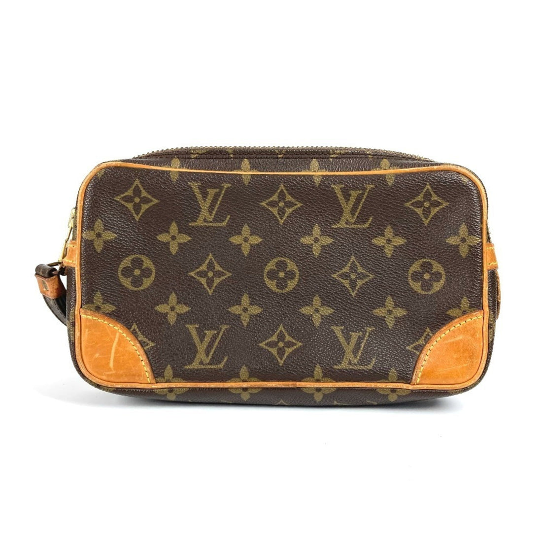 Louis Vuitton Brown Monogram Canvas Clutch Bag Pouch (Pre-Owned) - Womens > Womens Handbags > Womens Clutches & Evening Bags