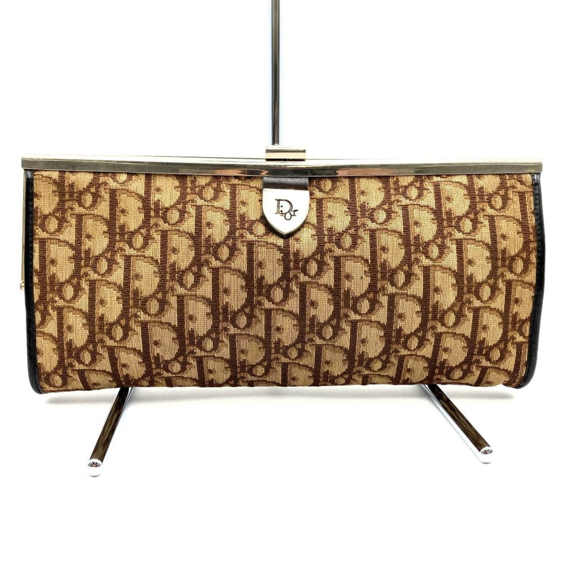 Christian Dior Brown Canvas Clutch Bag () - Handbags, Wallets & Cases