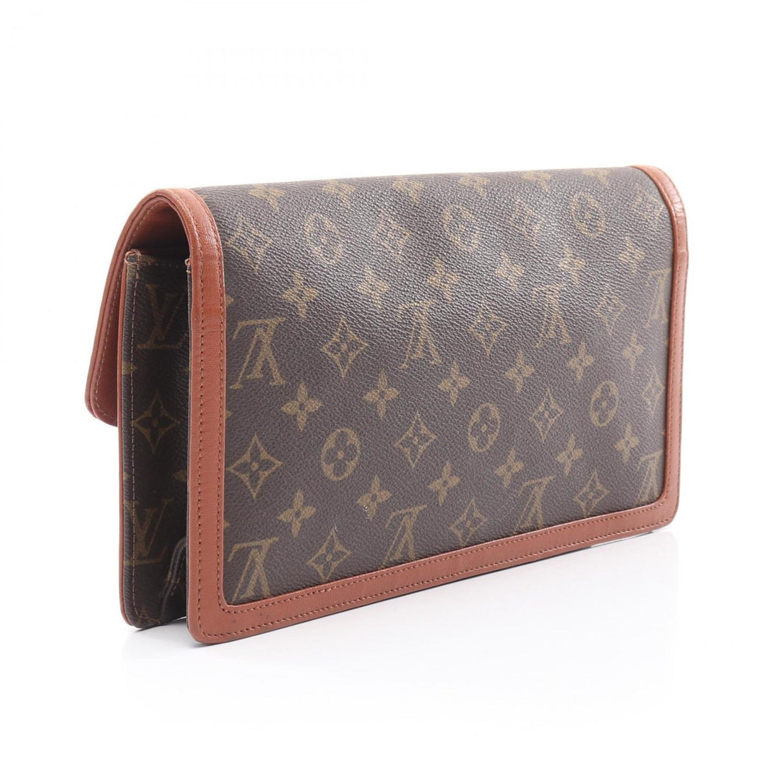 Louis Vuitton Coated Canvas Brown Clutch Bags - CLUTCH BAGS