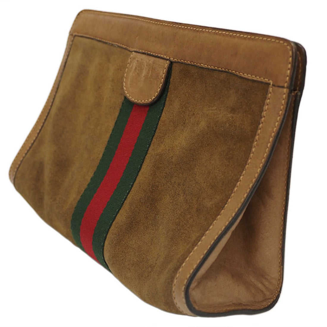 GUCCI Vintage Clutch Bag Sherry Line Perfume Suede Second Women's - Gucci