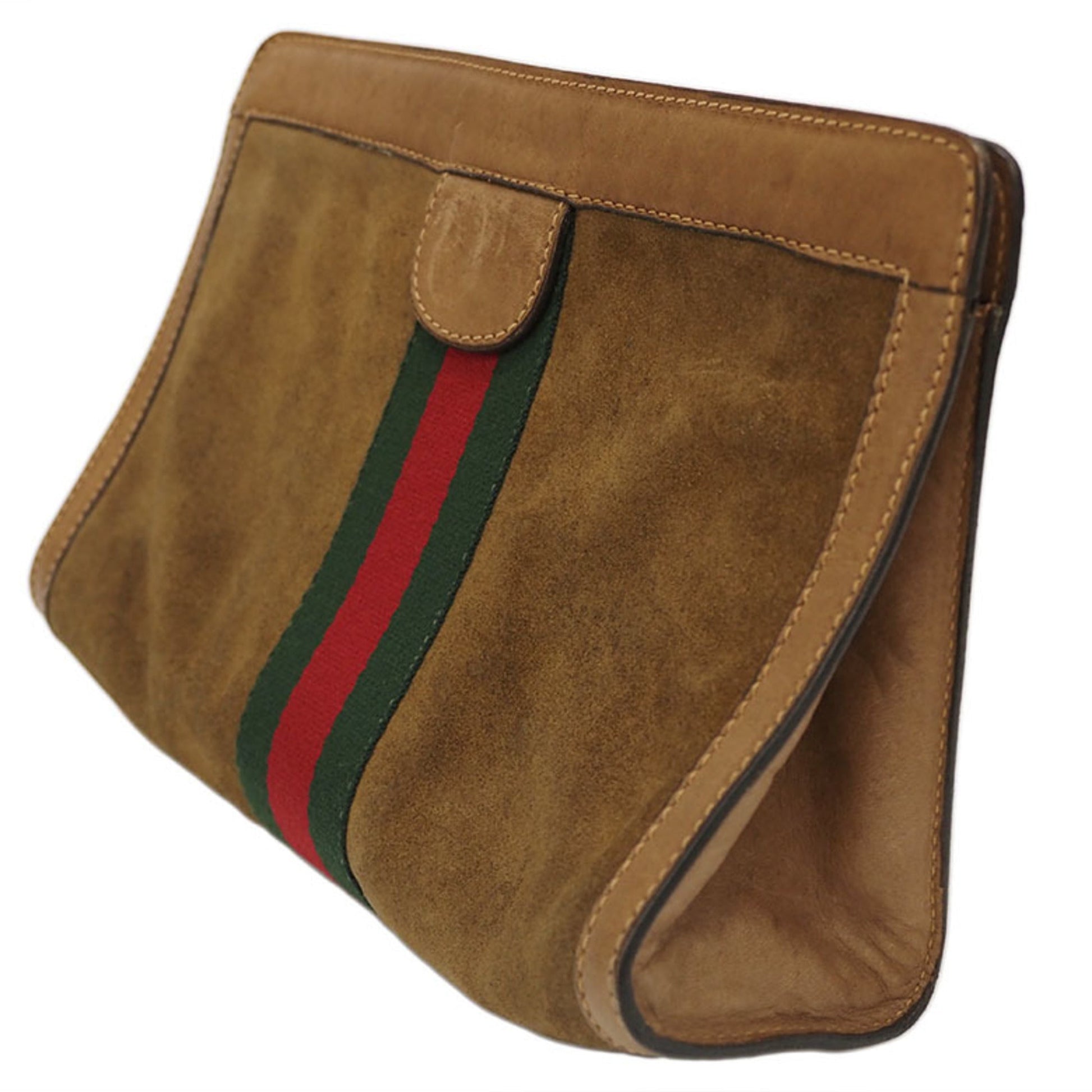 GUCCI Vintage Clutch Bag Sherry Line Perfume Suede Second Women's - Gucci