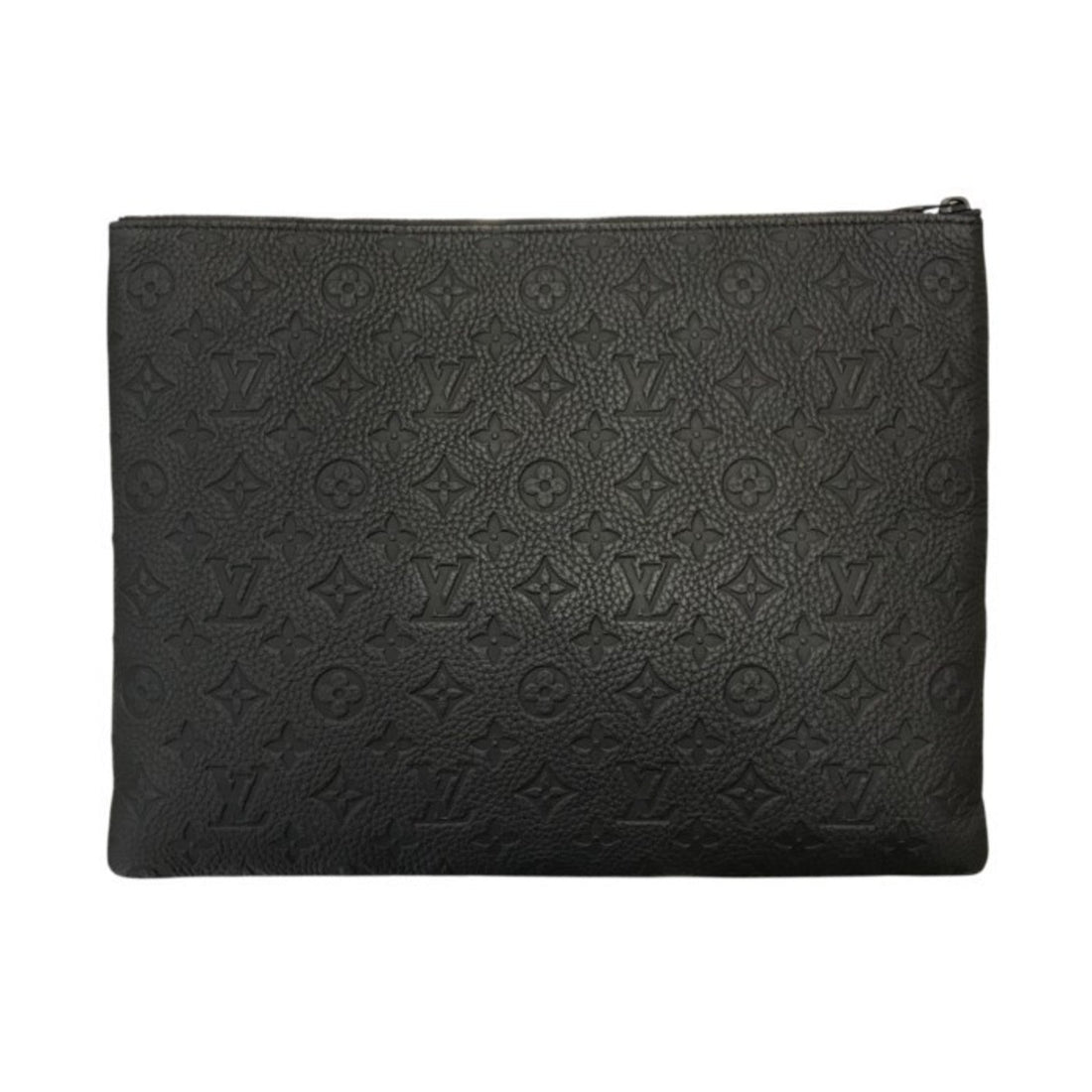 Louis Vuitton Black Monogram Orange Monogram Clutch Bag (Pre-Owned) - Womens > Womens Handbags > Womens Clutches & Evening Bags