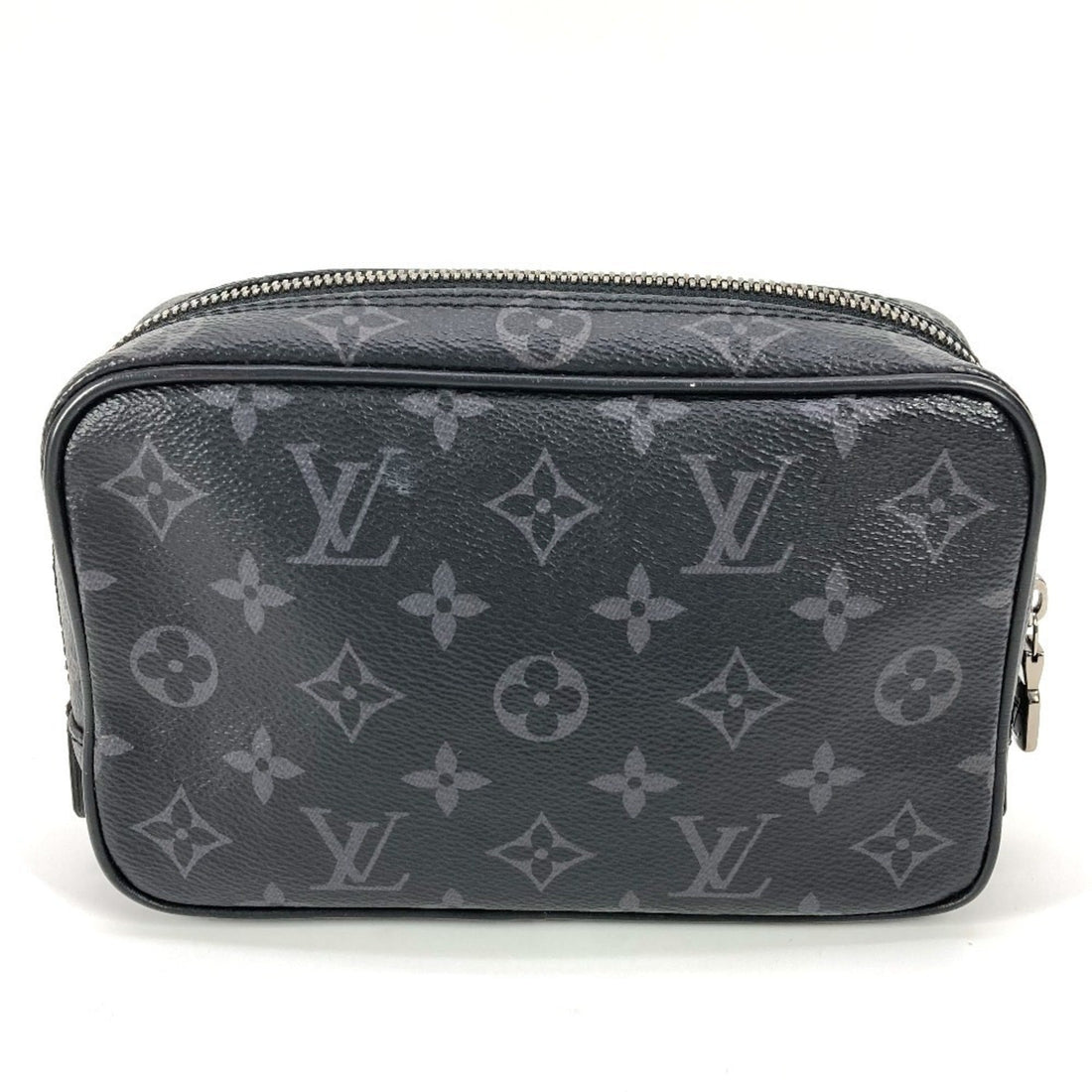 Louis Vuitton Black Monogram Eclipse Canvas Clutch Bag Pouch (Pre-Owned) - Womens > Womens Handbags > Womens Clutches & Evening Bags