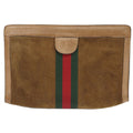 GUCCI Vintage Clutch Bag Sherry Line Perfume Suede Second Women's - Gucci - 10