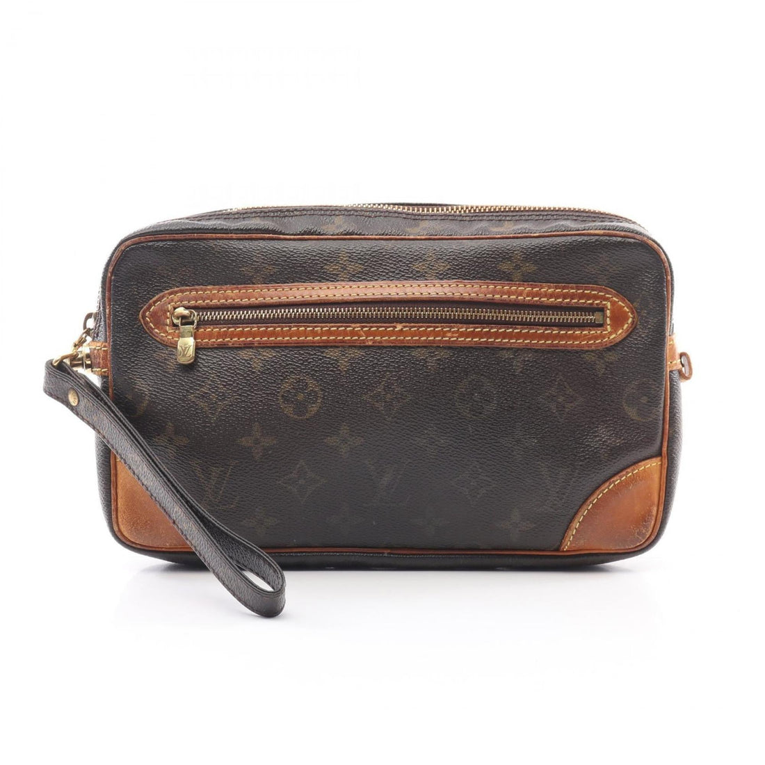 Louis Vuitton Brown Monogram Monogram Clutch Bag (Pre-Owned) - Womens > Womens Handbags > Womens Clutches & Evening Bags