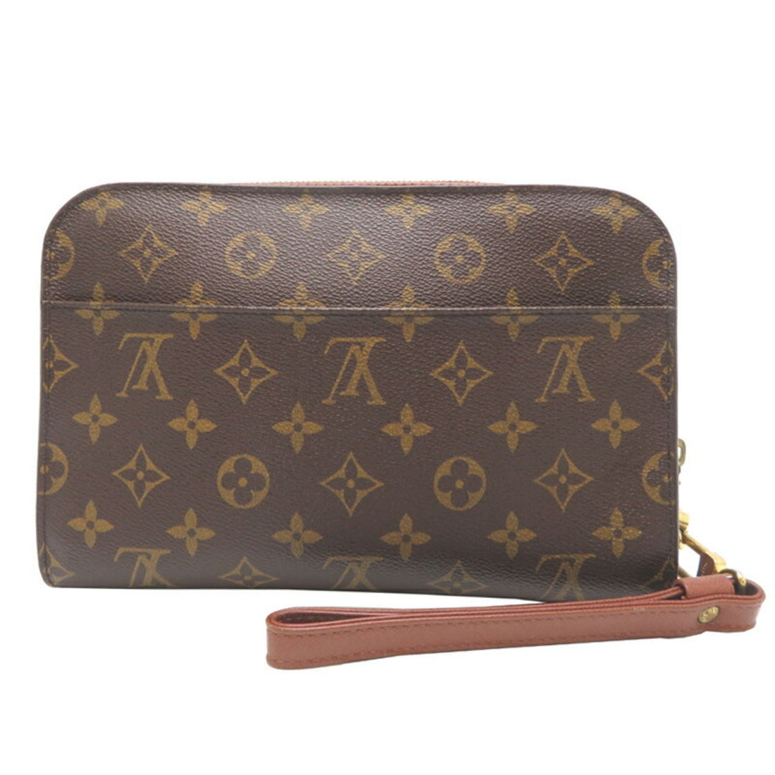 Louis Vuitton Brown Monogram Monogram Clutch Bag (Pre-Owned) - Womens > Womens Handbags > Womens Clutches & Evening Bags