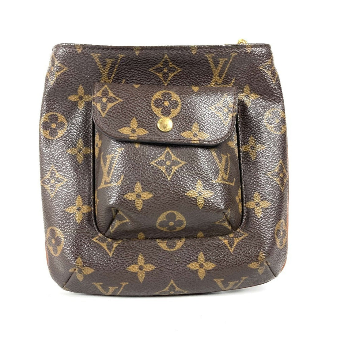 Louis Vuitton Brown Monogram Canvas Clutch Bag Pouch (Pre-Owned) - Womens > Womens Handbags > Womens Clutches & Evening Bags