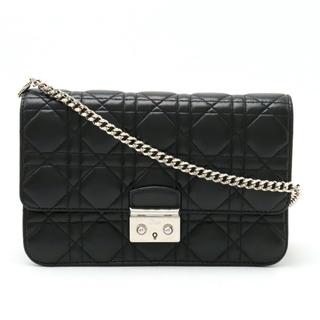 Christian Dior Miss Dior Black Leather Clutch Bag () - Handbags, Wallets & Cases