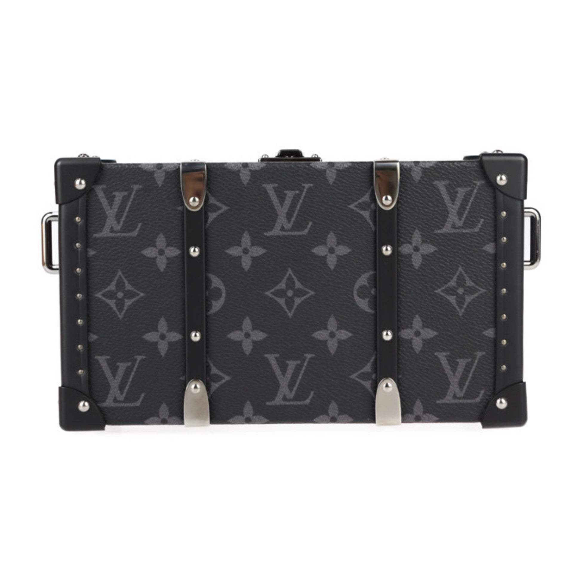 Louis Vuitton Black Gray Monogram Eclipse Clutch Bag Shoulder Bag (Pre-Owned) - Womens > Womens Handbags > Womens Shoulder Bags & Hobos - 4