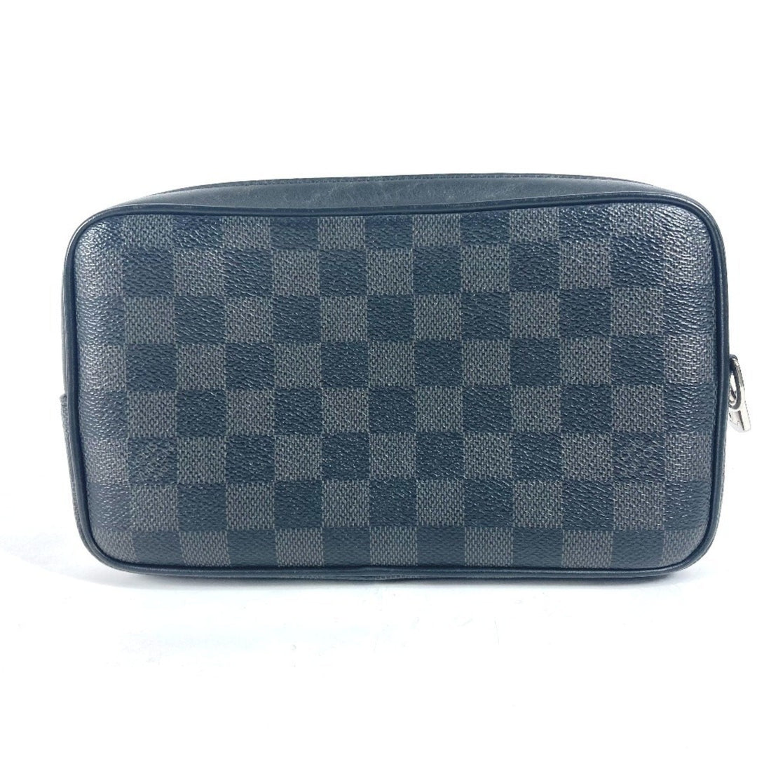 Louis Vuitton Black Damier Graphite Clutch Bag Pouch (Pre-Owned) - Womens > Womens Handbags > Womens Clutches & Evening Bags