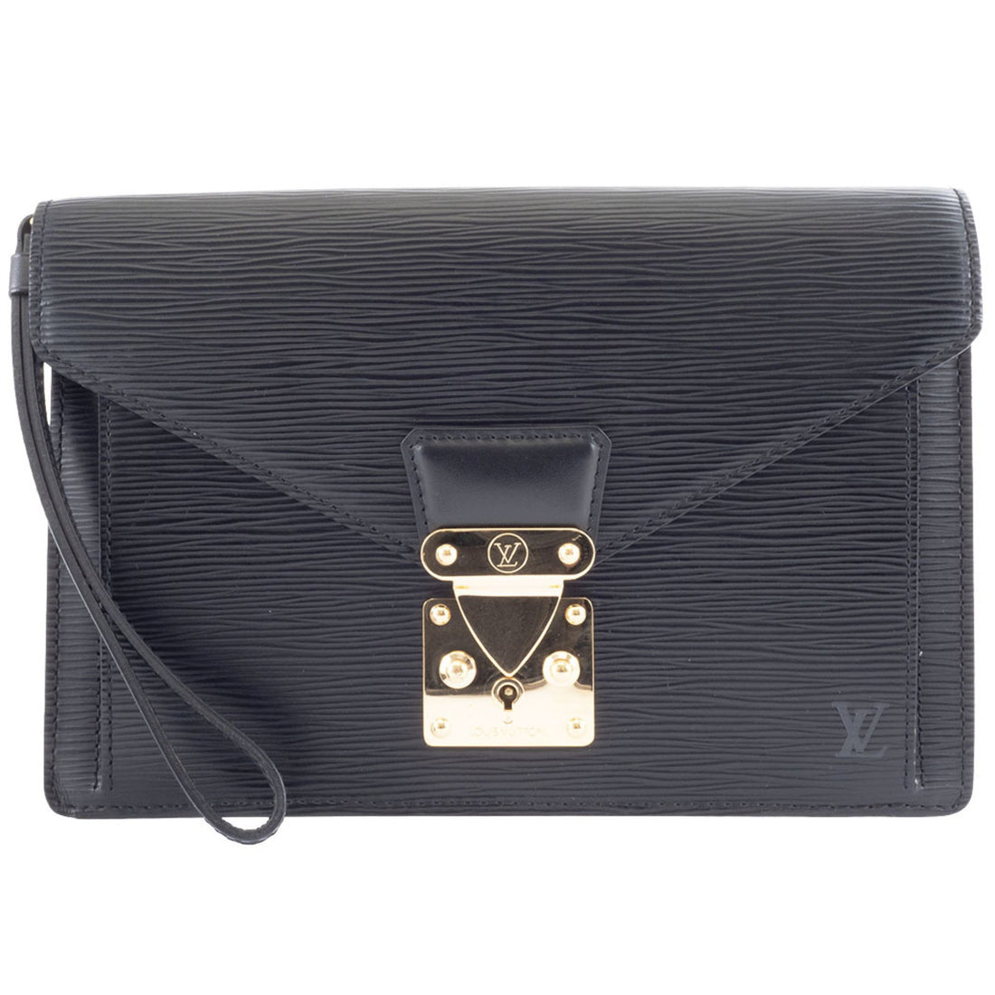 Louis Vuitton Epi Black Or Epi Leather Clutch Bag (Pre-Owned) - Mens > Mens Accessories > Mens Bags & Briefcases