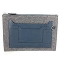 HERMES Clutch bag Felt leather gray To Doo 29 mens Used - Bag - 12