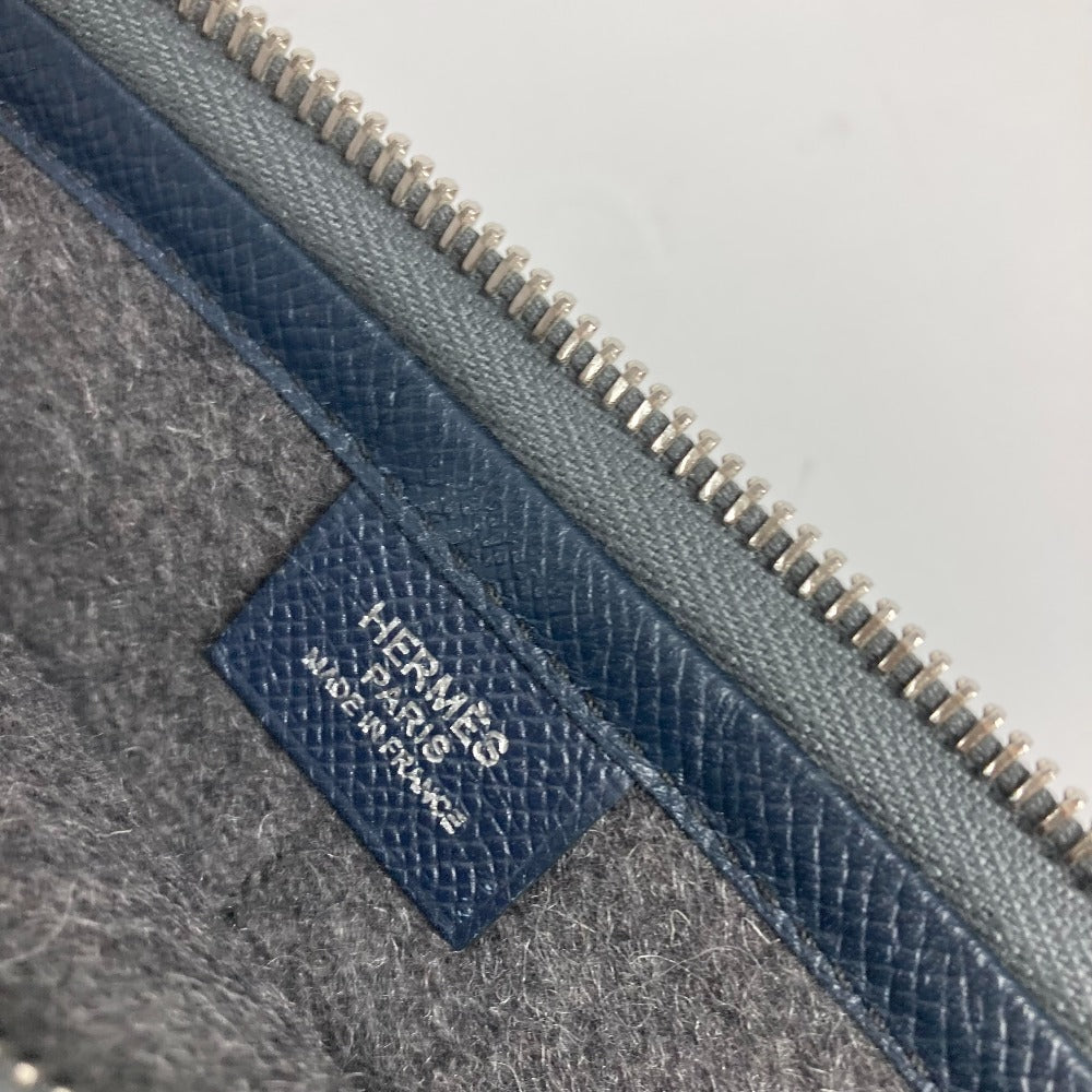 HERMES Clutch bag Felt leather gray To Doo 29 mens Used - Bag - 11