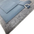 HERMES Clutch bag Felt leather gray To Doo 29 mens Used - Bag - 6