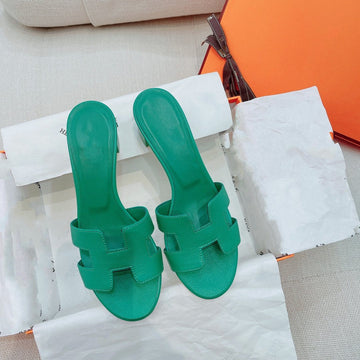 0asis Sandal Epsom Calfskin Teal Blue