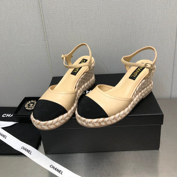 MARY JANE KEILABSATZ BEIGE CREME LAMMLEDER