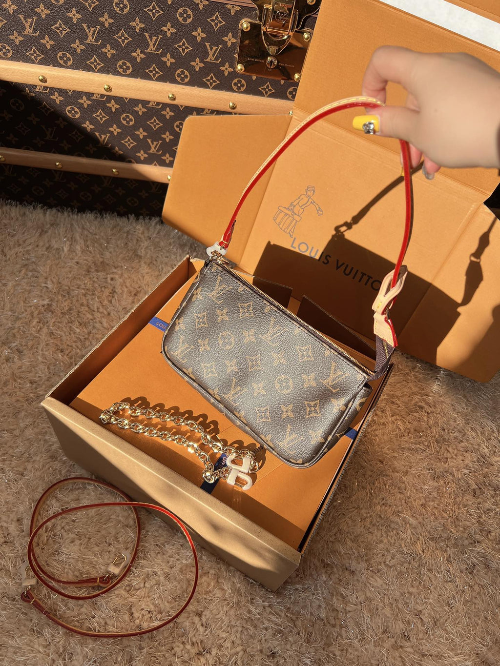 Studio Nafay 181904 Luxury Bags(23.5*13.5*4)