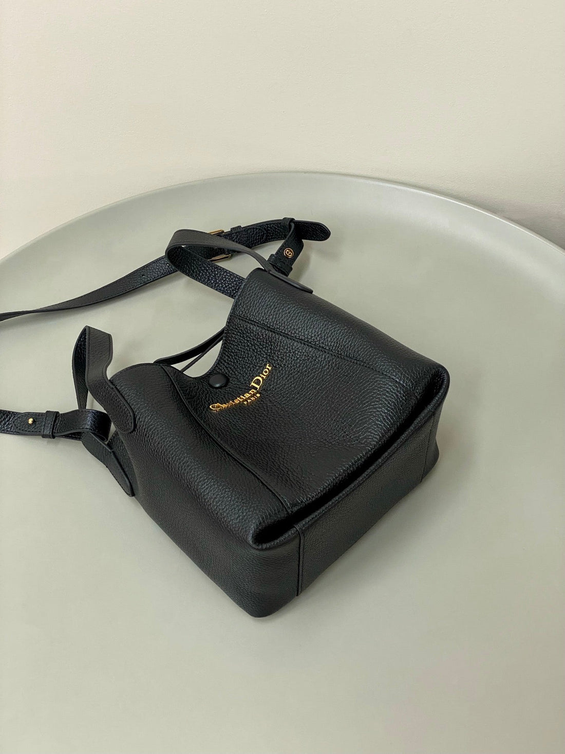 Dior Signature Bucket Bag Black Calfskin 333341
