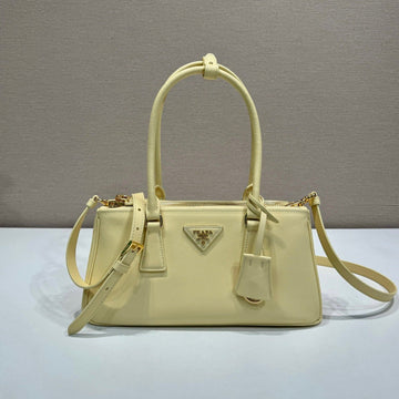PRA Neue Henkeltasche hellbeige Kalbsleder 340514