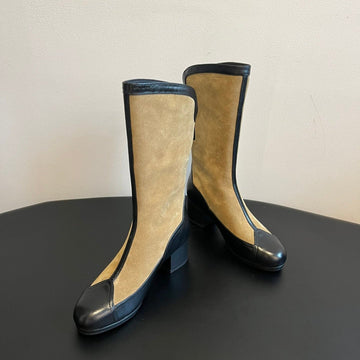 CC 25 Martin Boot Beige Suede Sheepskin 408609