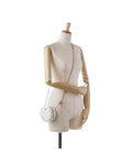 Quilted Lambskin Pearl Crush Round Clutch with Chain - Handbags, Wallets & Cases - 14