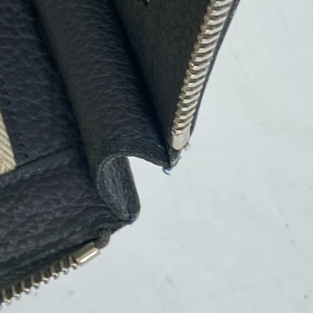 HERMES Clutch bag leather gray L-shaped fastener Zip tablet mens Used - Bag - 8