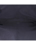 Denim Clutch with Leather Trim and Top Zip Closure - Handbags, Wallets & Cases - 4