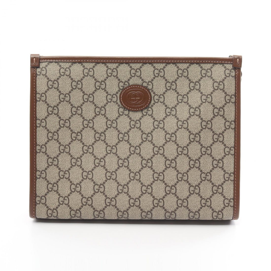 Gucci Interlocking G GG Supreme Clutch Bag