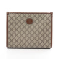 Gucci Interlocking G GG Supreme Clutch Bag