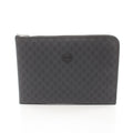 Gucci GG Supreme Document Clutch Bag Black