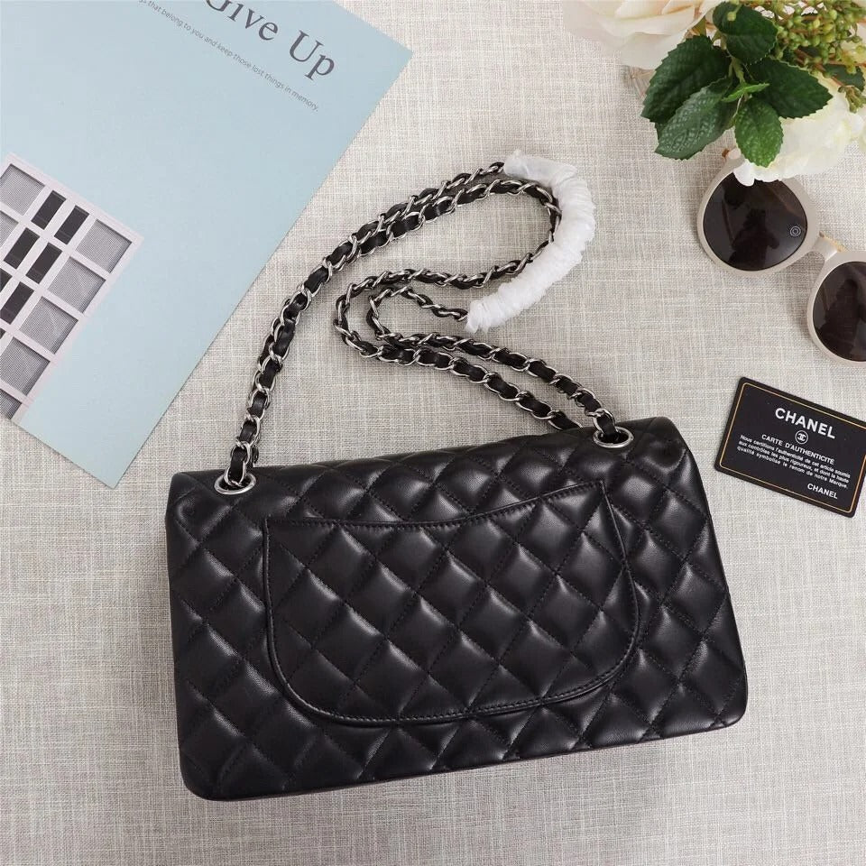 Chanel Classic Double Flap 25 Shoulder Bag Black - Bag