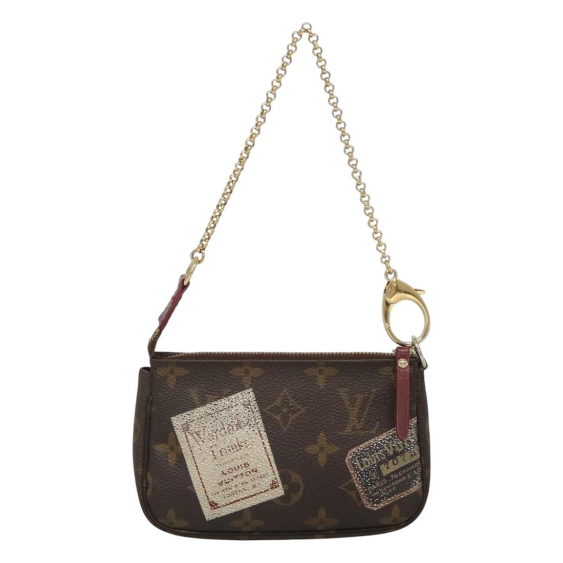 Louis Vuitton Mini Pochette Accessoires Canvas Clutch Bag (Pre-Owned) - women/handbags/clutches
