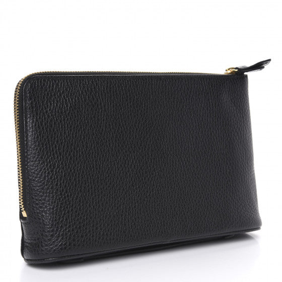 Gucci Calfskin GG Marmont Clutch in Black - Handbag & Wallet Accessories