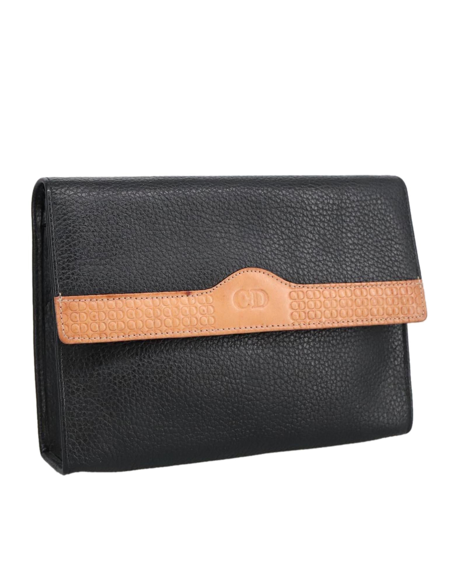 Diorissimo Clutch Leather Handbag - Handbags, Wallets & Cases - 16