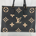 Louis Vuitton OnTheGo MM Tote Bag, Black, Leather - tote bag - 2