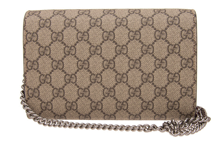 (WMNS) GUCCI Dionysus Tiger Head Logo Canvas Chain Shoulder Messenger Bag Mini Red Classic 401231-KHNSN-8698 - Shoulder Bags