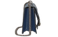 (WMNS) GUCCI Dinoysus Tiger Head Leather Chain Shoulder Messenger Bag Small Navy Blue Classic 400249-CAOGN-8205 - Shoulder Bags - 2