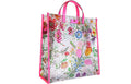(WMNS) GUCCI Metallic Tiger Head Adornment Flowers Printing PVC Tote Pink Handbag 548713-91EB0-8859 - Handbag - 2