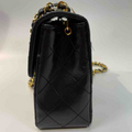 Chanel Classic Flap Shoulder Bag, Black Lambskin, Mini - Crossbody - 3