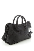 Balenciaga Black City Classic Studs Leather Handbag - Handbag - 2